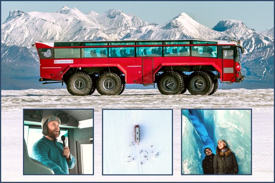 Gullfoss: Ice Cave and Glacier Tour in Glacier Monster Truck - Stories and glacier facts on the highland route