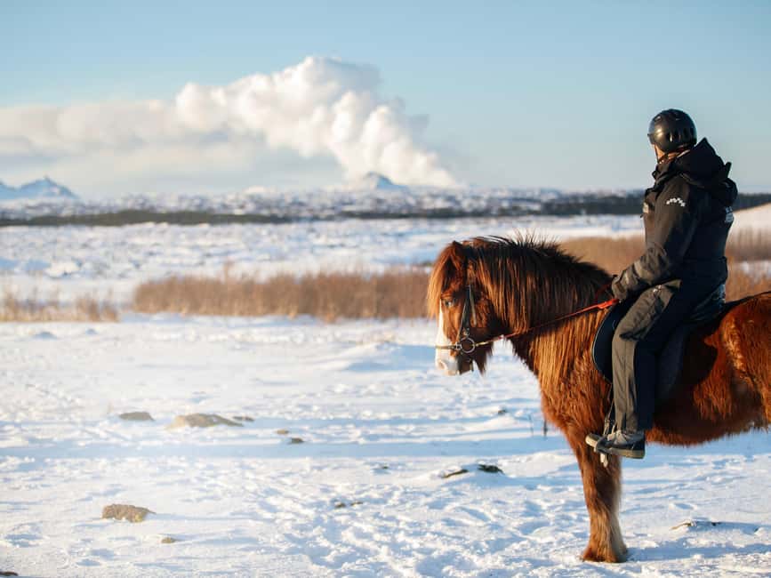 Hafnarfjörður: Horseback Riding Tour in Reykjavik Area - The Scenery: Volcanic Ground and Bláfjöll Views