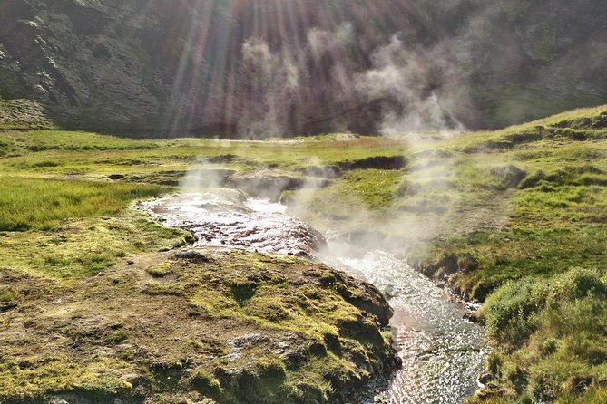 Hot and cold G spots challenge - Soaking in Reykjadalur after four hours underground