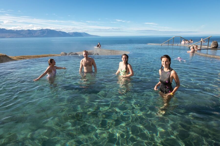 Husavik: GeoSea Geothermal Baths Entrance Ticket - The Warm Seawater Pools and Bay Views
