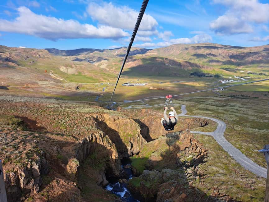 Hveragerdi: Mega Zipline Experience - Flying above Hveragerði’s Black Canyon