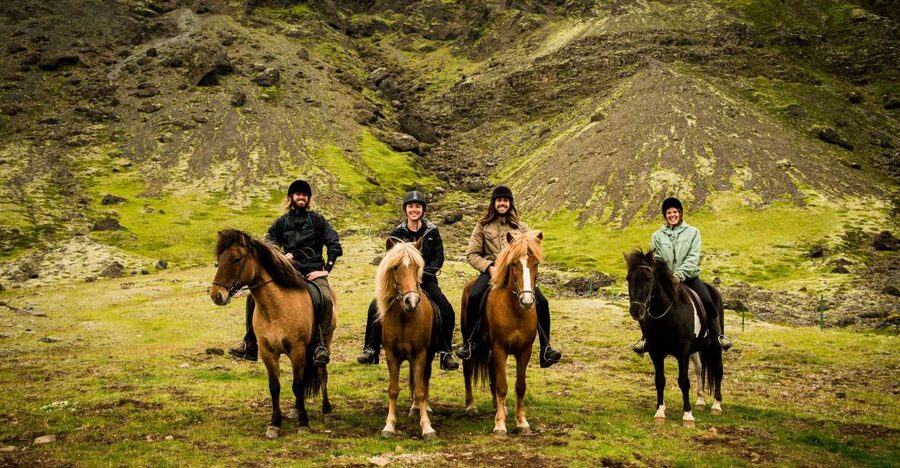 Hveragerdi: Reykjadalur (Hotspring Valley) Horse Riding Tour - Riding into Reykjadalur Valley