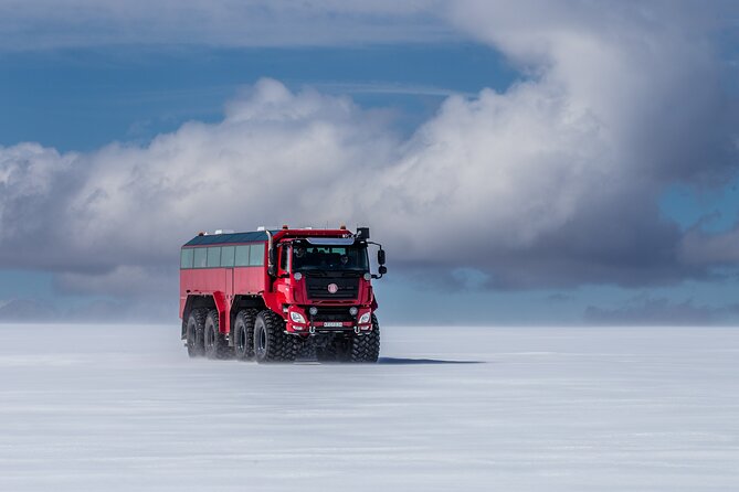 Ice Cave and Glacier Tour in Glacier Monster Truck from Gullfoss - Weather can change the whole day