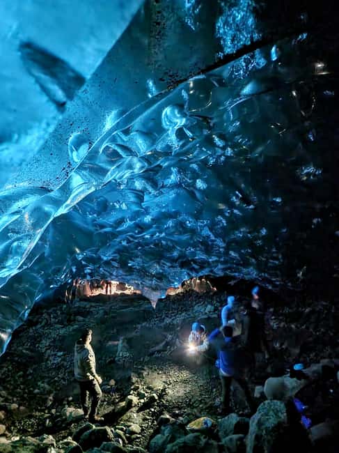 Ice Cave Tour: Venture into the Largest Glacier in Europe - Getting ready with helmets, crampons, and a headlight