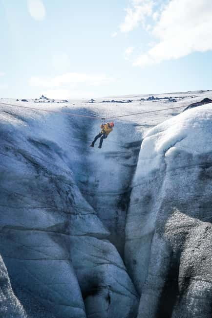 Iceland: Glacier Zip Line Tour with Hike or Ice Cave Visit - Starting at the Glacier Lagoon car park