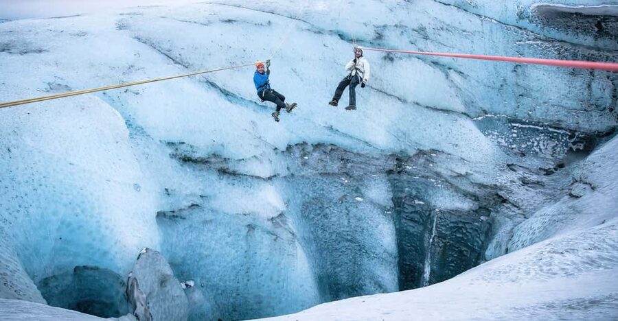 Iceland: Glacier Zip Line Tour with Hike or Ice Cave Visit - The 6 to 8 km approach hike