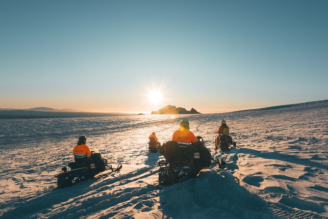 Iceland Golden Circle & Glacier Snowmobiling Guided Experience - Geysir delivers a short, powerful show