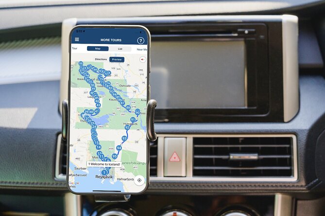 Iceland's Golden Circle Self-Guided Audio Driving Tour - Getting the Action Tour Guide app ready