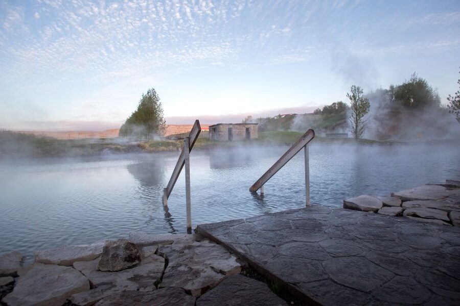 Iceland Secret Lagoon Admission Ticket - Winter Visits, Rain, and the Northern Lights