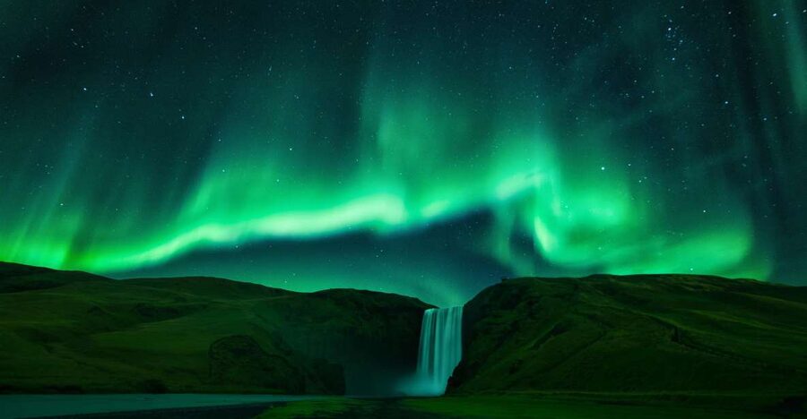 Iceland: South Coast and Northern Lights Tour - Skógafoss, where the water has real force