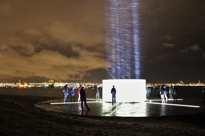 Imagine Peace Tower Tour on Viðey island | John Lennon tribute - Northern Lights: wonderful luck, not part of the deal