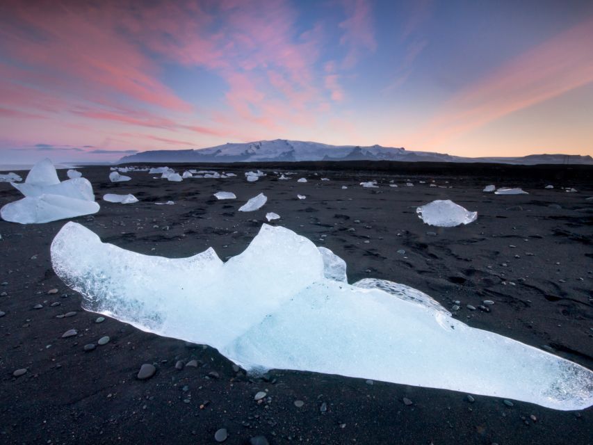 Jökulsárlón Floating Glacier & Diamond Beach Day Tour - The one-hour boat cruise