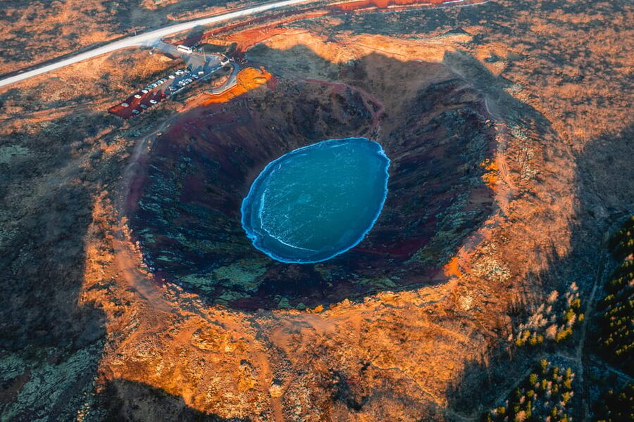 Kerið Volcanic Crater Admission Ticket - Fitting Kerið into your driving day