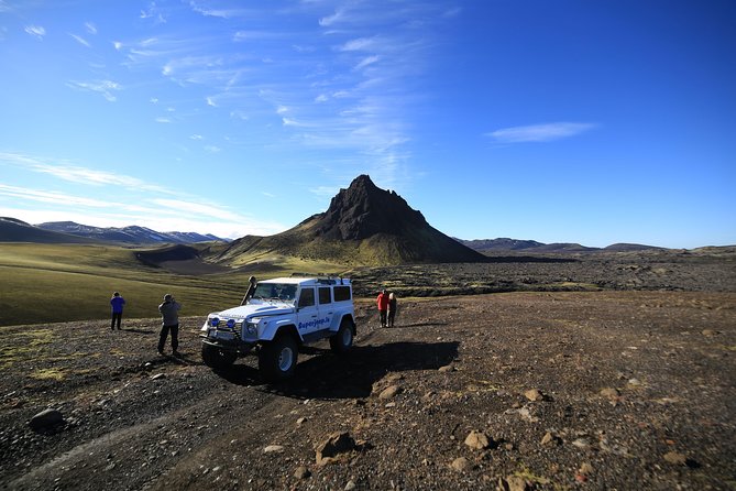 Landmannalaugar and Hekla Volcano Day Trip by Superjeep from Reykjavik - Hjálparfoss brings a different kind of Icelandic scenery