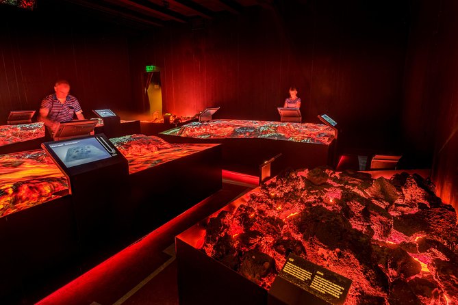Lava Centre Interactive Volcano Exhibition - Entering the interactive volcano exhibition