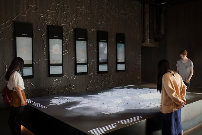 Lava Centre Interactive Volcano Exhibition - Rooftop observatory and the view beyond the building