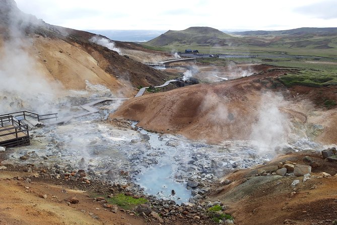 Lava, Craters and Hot Springs Private Tour - Brimketill, where the sea shaped the rock