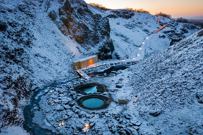 Lava Waterfalls, Sagas & Unique Canyon Baths - Small Group Tour - Hraunfossar and Barnafoss, two waterfalls in one stop