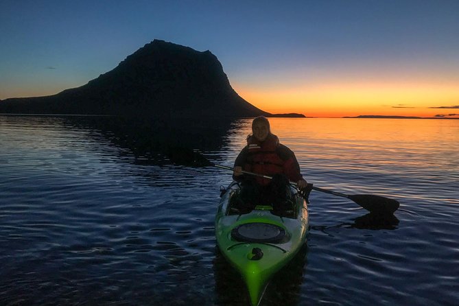 Midnight Sun Kayaking Adventure by Mt. Kirkjufell - Meeting in Grundarfjörður for a three-hour outing