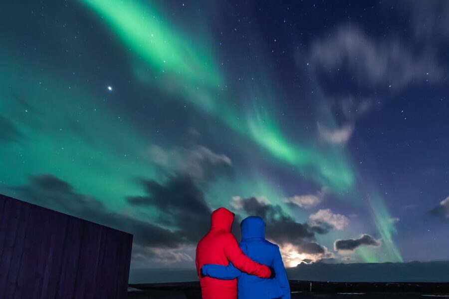 Northern Lights in Mini Bus, Photos, Hot Cocoa and Pastries - Getting photographs beneath the lights