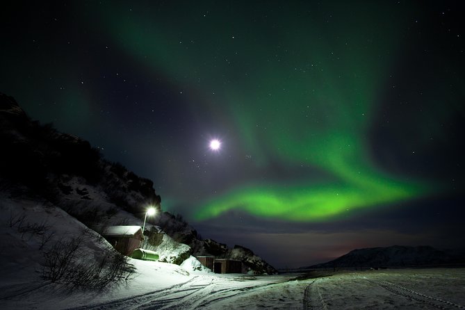 Northern Lights Minibus Tour with Hot Cocoa, Blankets & Photos - A four-hour hunt, not a fixed sightseeing route