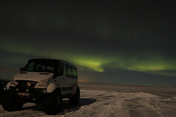 Northern Lights Super Jeep Guided Tour with Hot Drink & Snack - Leaving Reykjavik in a Super Jeep