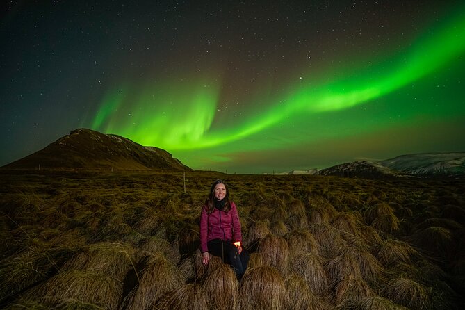 Northern Lights Tour with Photos, Snacks, Warm Snowsuits, Chairs - Photography with Heimir