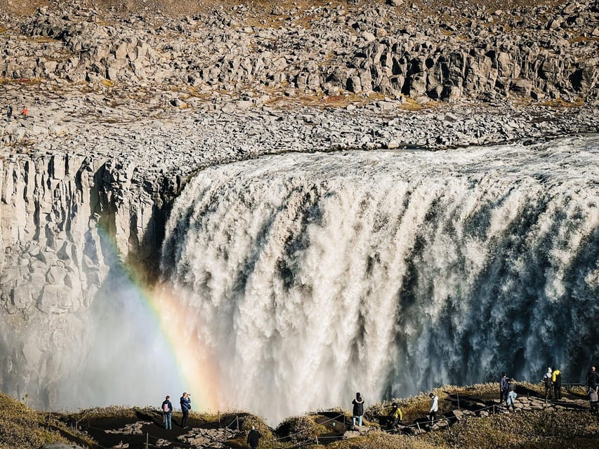 Port Akureyri: Godafoss Waterfall, Myvatn and Dettifoss - Dimmuborgir, lava formations with room to wander