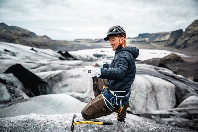 Private Glacier Hike on SÓLHEIMAJÖKULL : Blue Ice Expedition - Crevasses, ridges, and blue moulins