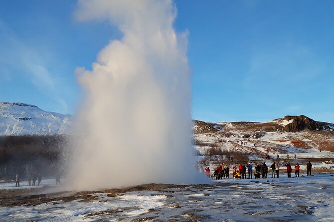 Private Golden Circle Tour with Airport Pick up - Kerid Crater brings volcanic color to the first stop