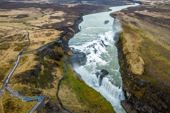 Private Golden Circle Tour - Gullfoss: A Waterfall You Can See From Above and Up Close