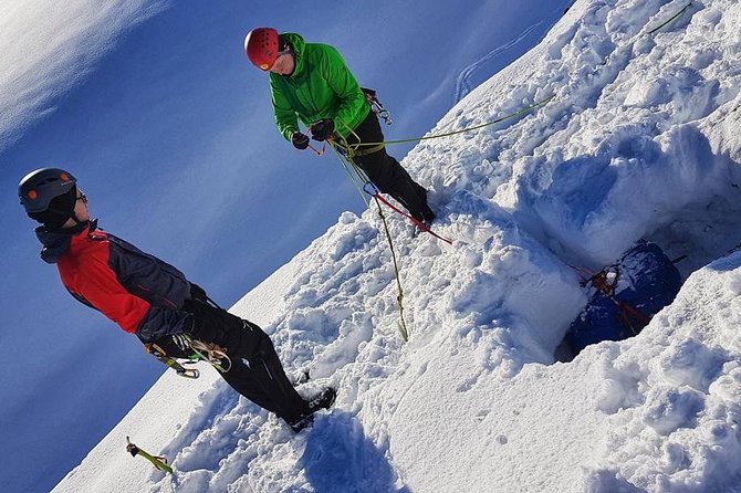 Private Ice Climbing on Sólheimajökull - Practicing vertical ice climbing
