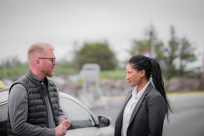 Private Keflavik Airport/Reykjavik Harbour Transfers - The 40-minute drive toward Reykjavik