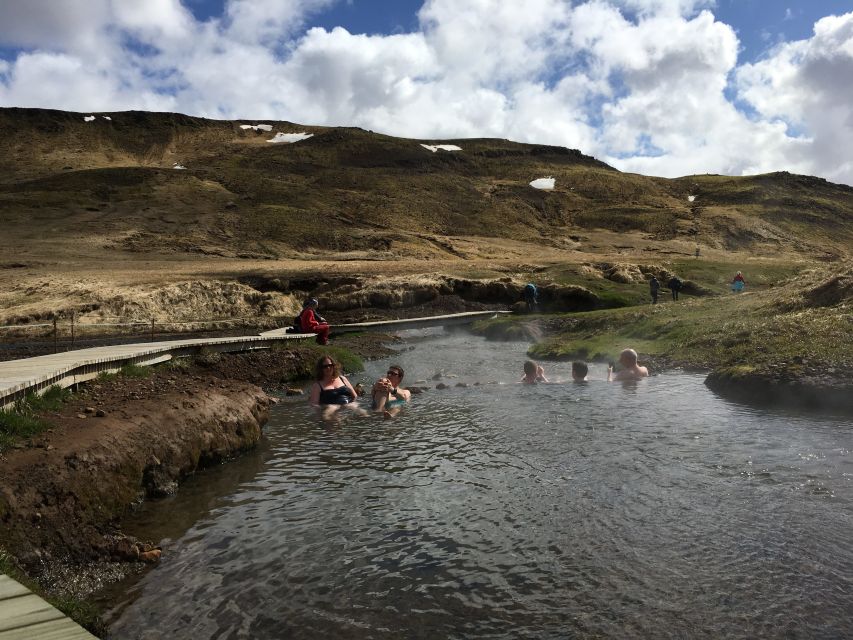 Private Reykjadalur Hike & Hot River Geothermal Tour - Reaching the warm river