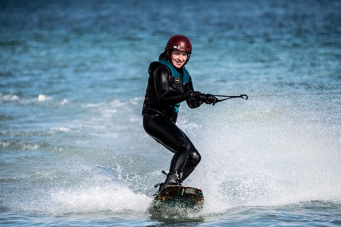 Private wakeboarding or waterskiing trip in Westfjords - Watching the shore between rides