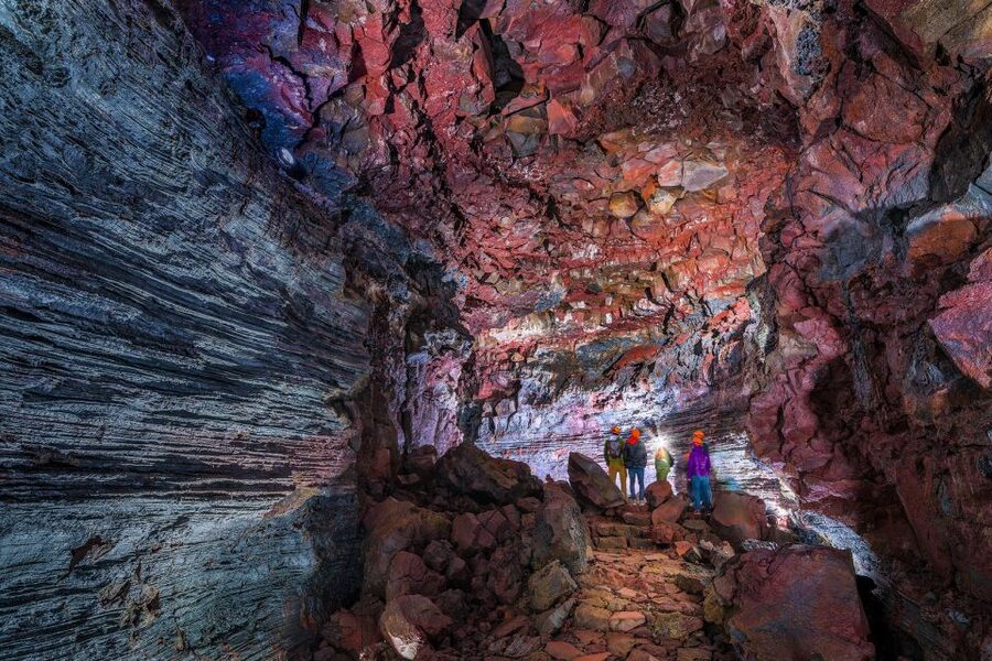 Raufarhólshellir: Lava Falls Adventure Tour - Why the Lava Falls route is different