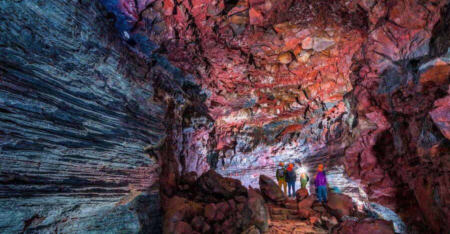Raufarhólshellir: Lava Falls Adventure Tour - Starting at the Lava Tunnel service building