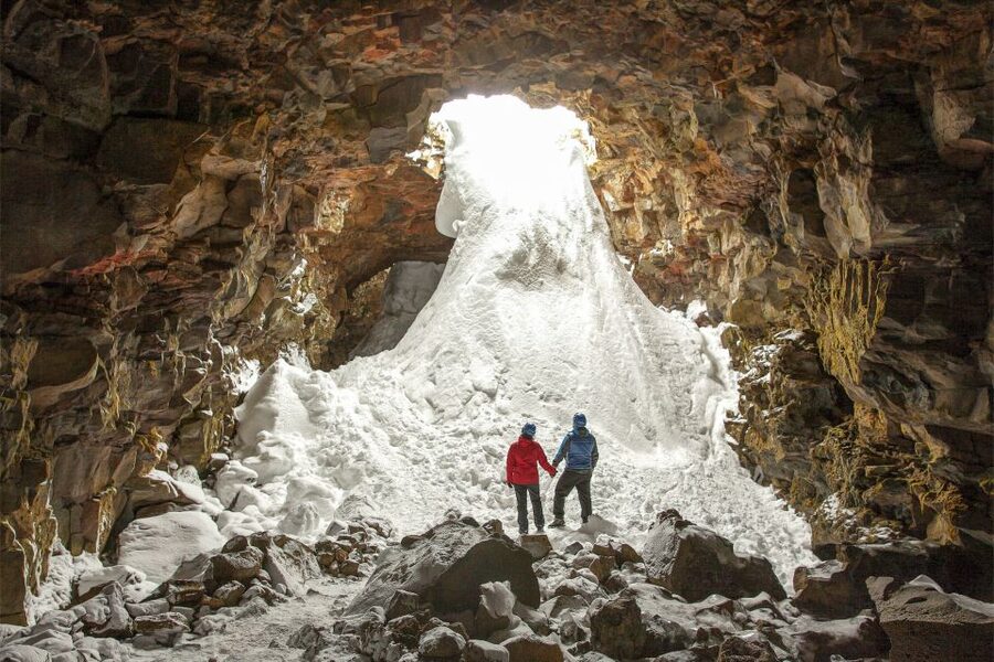 Raufarhólshellir Lava Tunnel: Underground Expedition - Following the lava route for about 20 minutes
