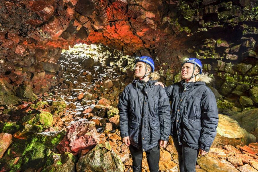 Raufarhólshellir Lava Tunnel: Underground Expedition - Walking back at your own pace