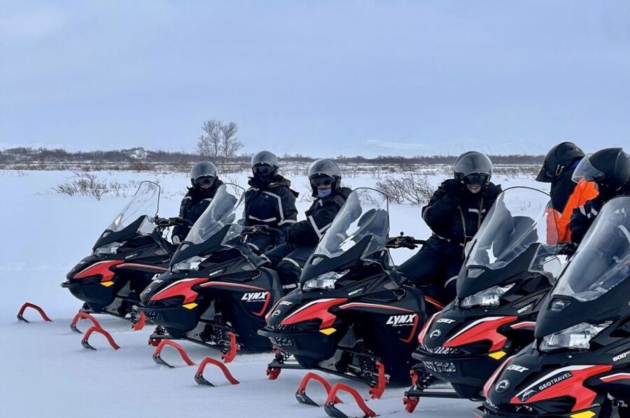 Reykjahlid: Snowmobile Adventure by Lake Mývatn - The one-hour ride across Mývatn’s volcanic country