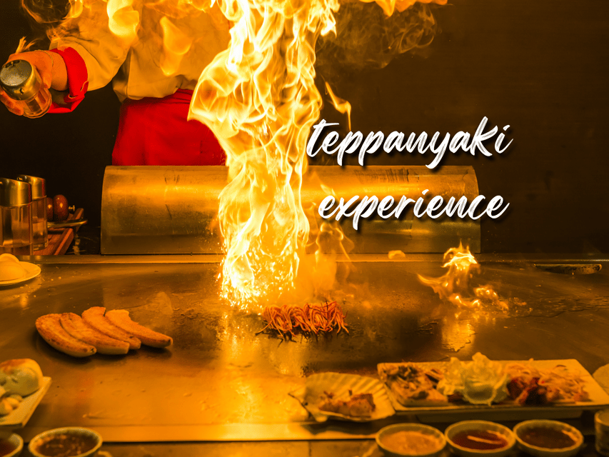 Reykjavík: 7-Course Teppanyaki Tasting Menu with Fire Show - Course one: beef carpaccio sets a lighter tone