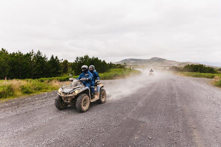 Reykjavik: Countryside Guided ATV Tour with Transfers - One hour across gravel, dirt, and mountain tracks