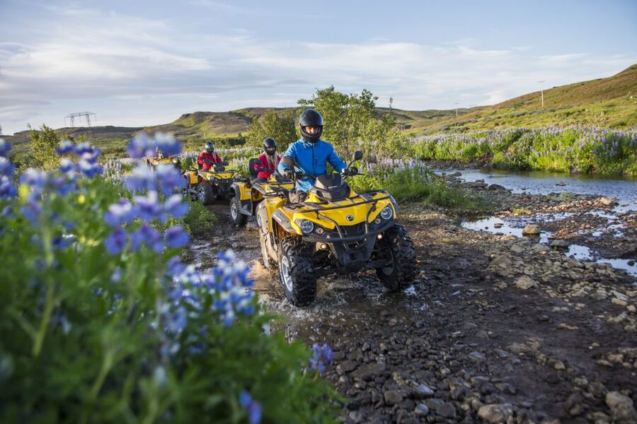 Reykjavik: Countryside Guided ATV Tour with Transfers - The mountain summit is the main reward
