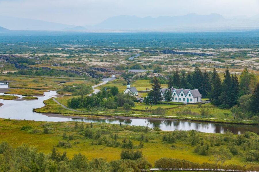 Reykjavik: Golden Circle, Crater & Blue Lagoon Minibus Tour - Þingvellir: where geology and government meet