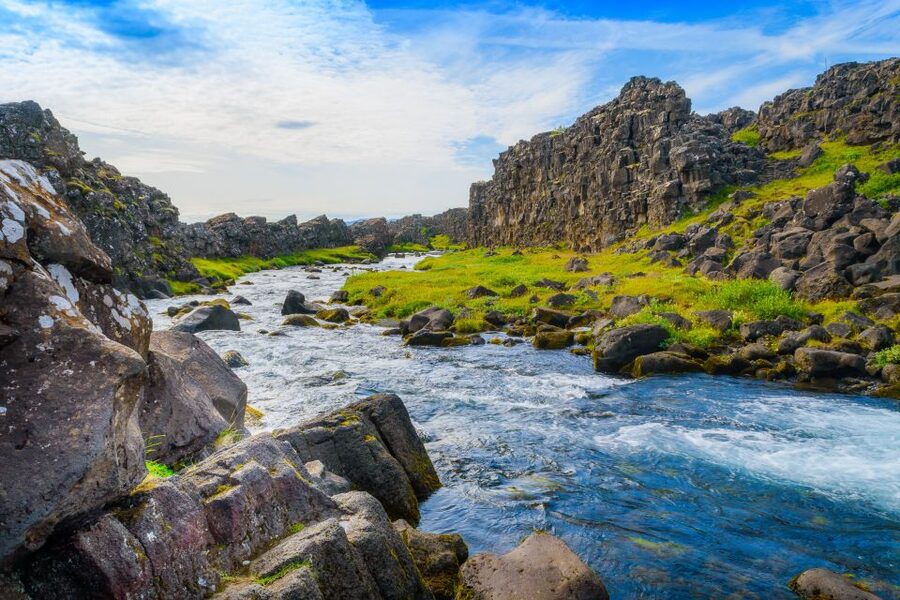 Reykjavik: Golden Circle Day Trip with Blue Lagoon Transfer - Kerid Crater and its red volcanic walls