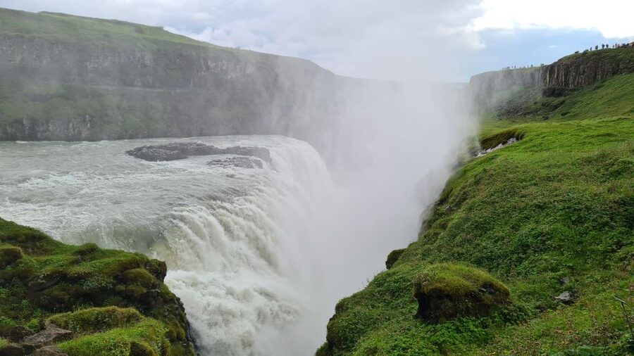 Reykjavik: Golden Circle, Kerid Crater and Sky Lagoon Tour - Gullfoss: a waterfall with real force