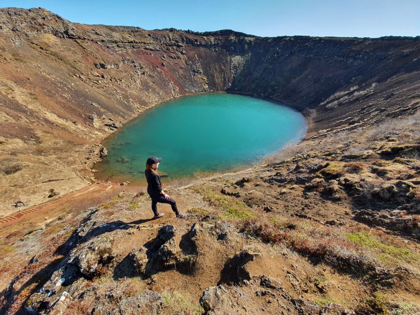 Reykjavik: Golden Circle, Kerid Crater, & Blue Lagoon Tour - Lunch on the route, with food at your own cost
