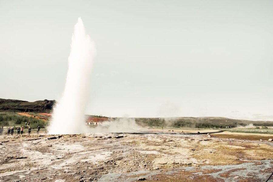 Reykjavík: Golden Circle Minibus Tour & Blue Lagoon Transfer - The Blue Lagoon is a relaxing finish, with a clock attached