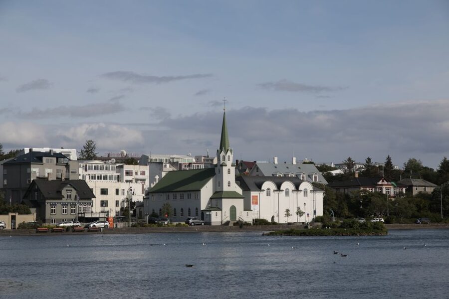 Reykjavik: Guided City Walking Tour - The National Theatre and Republic Park