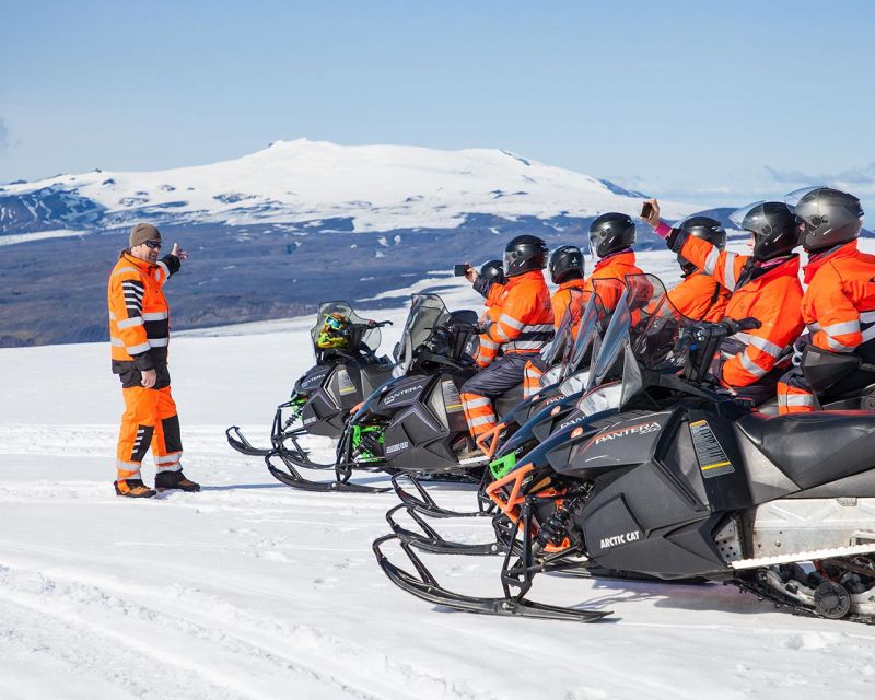 Reykjavik: Iceland South Coast & Glacier Snowmobile Tour - The snowmobile ride on the glacier
